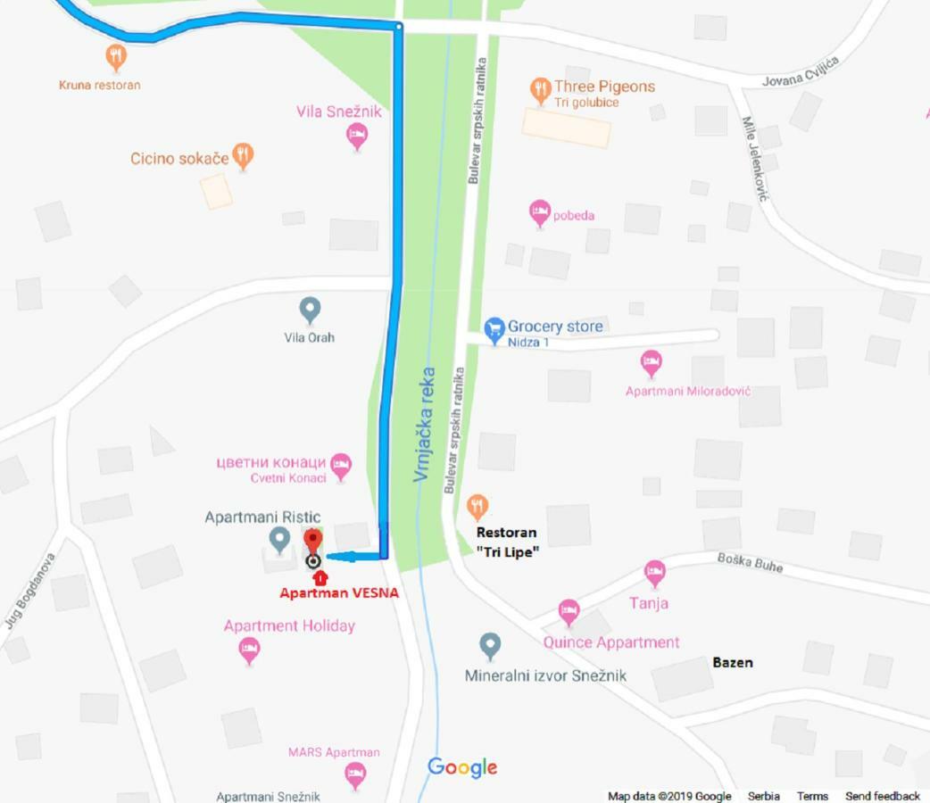 Vesna Apartman Vrnjačka Banja Екстериор снимка